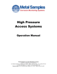 High Pressure Access Systems - Alabama Specialty Products, Inc.