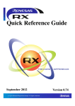 RX Reference Guide