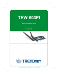 TEW-603PI - TRENDnet
