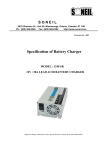 Specification of Battery Charger