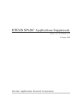 RTEMS SPARC Applications Supplement