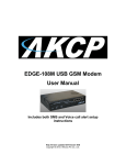 EDGE-108M USB GSM Modem User Manual