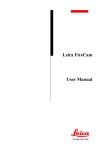 Leica FireCam User Manual