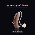 MDHearingAid PRO User Manual