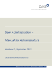 OeKB User Administration Manual