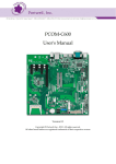 PCOM-C600 User`s Manual