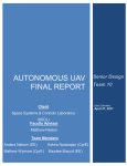 Autonomous UAV Final Report - Senior Design