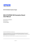 S5U13743P00C100 Evaluation Board User Manual