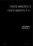 User Manual Nord Electro 3