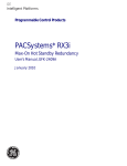 PACSystems Max-On Hot Standby Redundancy Manual