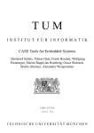 INSTITUT F¨UR INFORMATIK CASE Tools for Embedded Systems