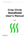 Crop Circle Handheld System Operator`s Manual