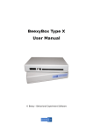 BeexyBox Type X User Manual