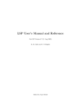 LSP User`s Manual and Reference