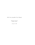 8051 Cross Assembler User`s Manual
