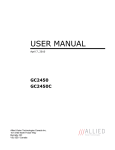 700037A - GC2450 User Manual