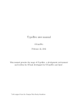 TypeRex user manual