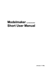 Modelmaker Short User Manual