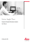 Leica Angle Two™ User Manual