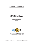 CNC Station Operator`s Manual