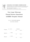 AMBER Template Manual