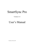 SmartSync Pro User`s Manual