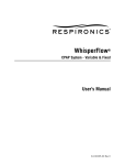 Respironics WhisperFlow CPAP