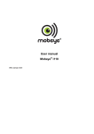 User manual Mobeye i110