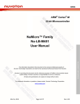NuMicro™ Family Nu-LB-M451 User Manual