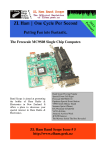 The Freescale MC9S08 Single Chip Computer. ZL Ham Band