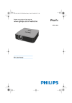 Philips PPX4010 Operating Instructions Manual