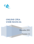 CPEA User Manual - Caribbean Examinations Council