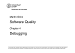 04 Debugging - Department of Informatics