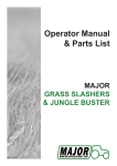 Operator Manual & Parts List
