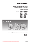 Panasonic Lumix DMC-FS41 User`s Manual