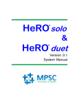 User Manuals - HeRO by MPSC