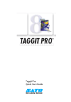 Taggit Pro Quick Start Guide