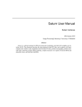 Saturn User Manual