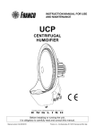 Manual - UCP Centrifugal Humidifier