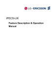 iPECS Feature and Operations Manual