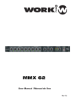 MMX 62 - WORK PRO Audio