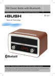 FM Classic Radio with Bluetooth