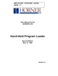 Hand-Held Program Loader