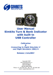 USB Turn & Bank Indicator Software Manual (English, Pdf)