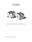 Probability Simulation User`s Manual