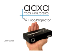 P4 User Manual - AAXA Technologies