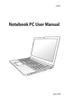 Notebook PC User Manual - CNET Content Solutions
