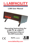L300 User Manual Operating Instructions for L300-TC