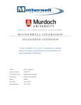 Motherwell Internship - Murdoch Research Repository