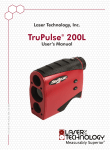 LTI TruPulse 200L User`s Manual